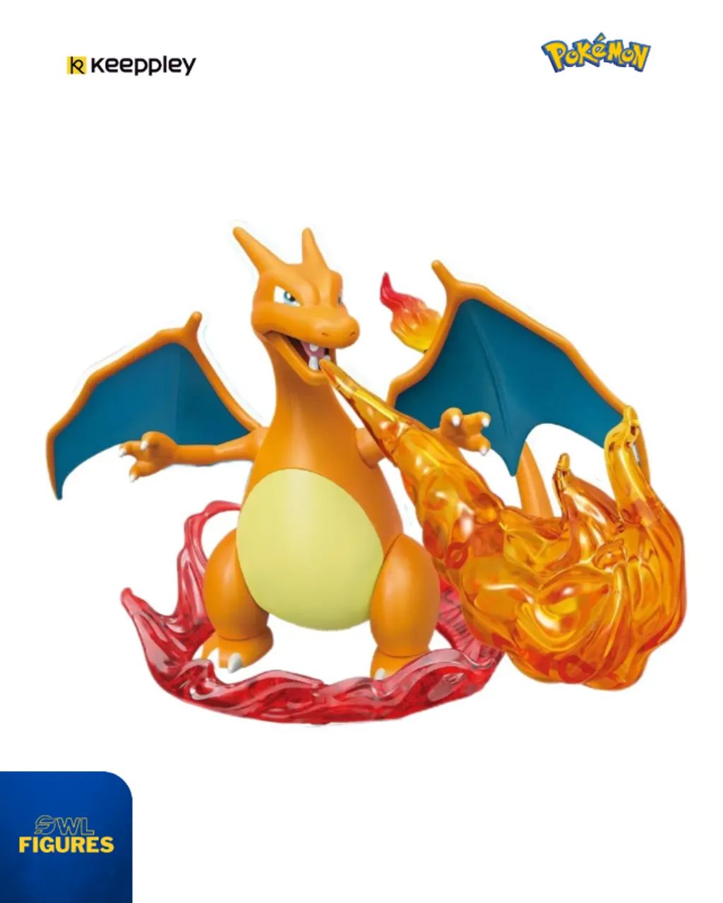 Pokémon Charizard - Figura De Ação Blokees - Foto 2