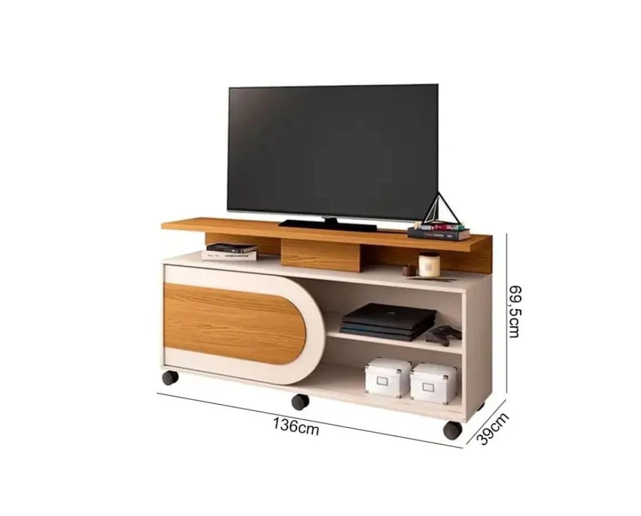 Rack bancada orbis pra TV até 55 polegadas  - Foto 3