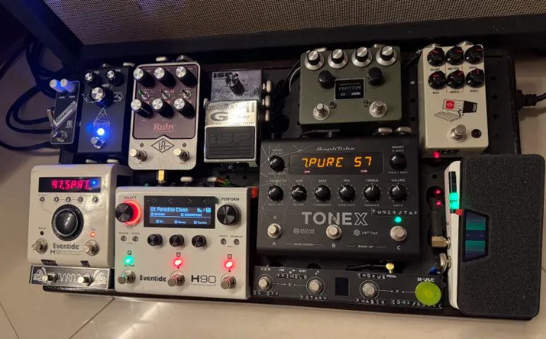 Pedal Guitarra Eventide H9 MAX + Barn3 Footswitch - Microfones e