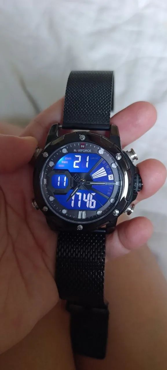 Relógio Navi Force (falta uma bateria)