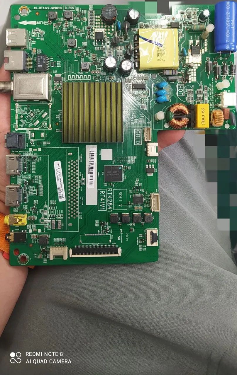 Placa tv TCL 32s6500s flat longo 