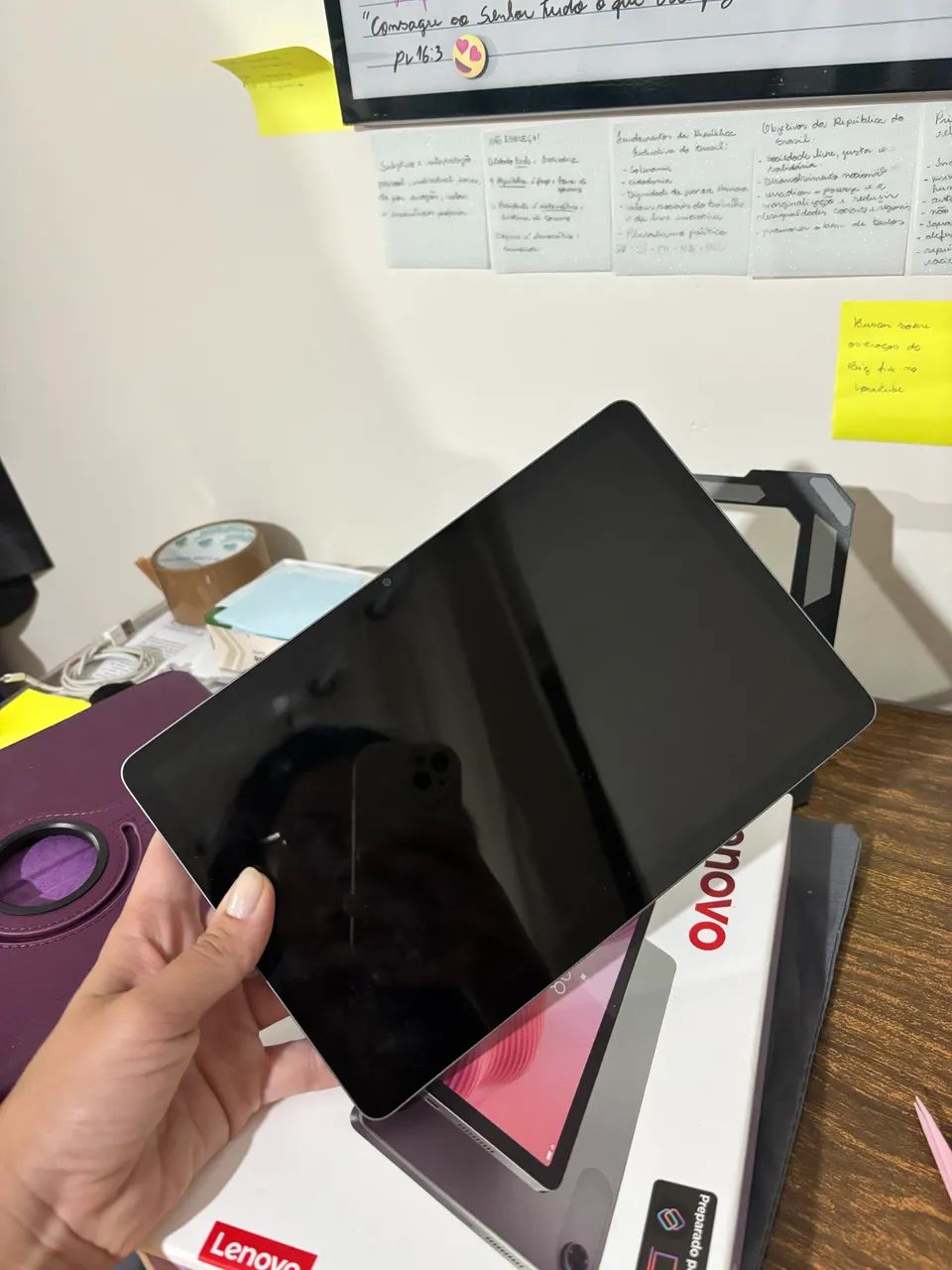Tablet Lenovo tab 10.1 com capa