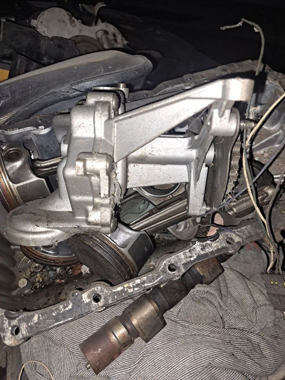Eixo e biela e kart do motor 1.6 16 cintroen e peigoit - Foto 3