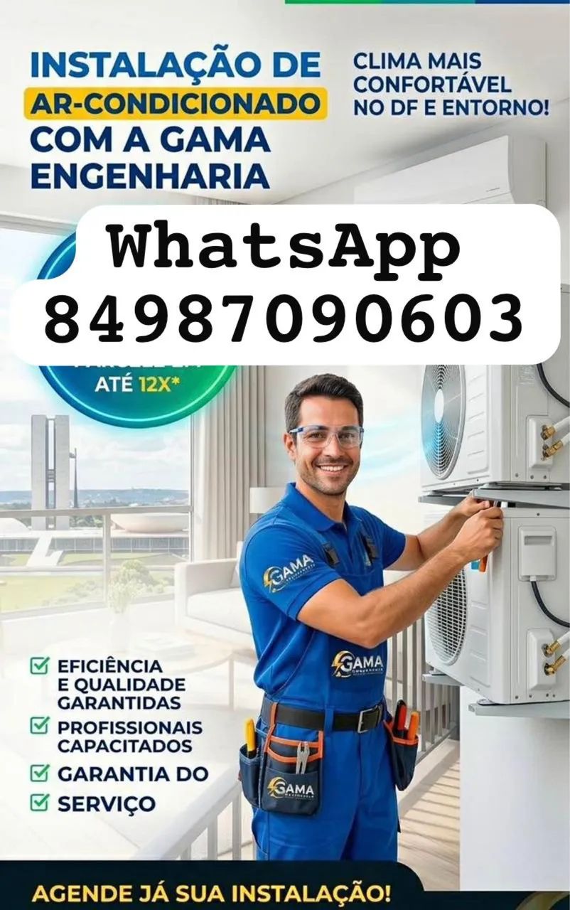 Instalação de ar-condicionado 