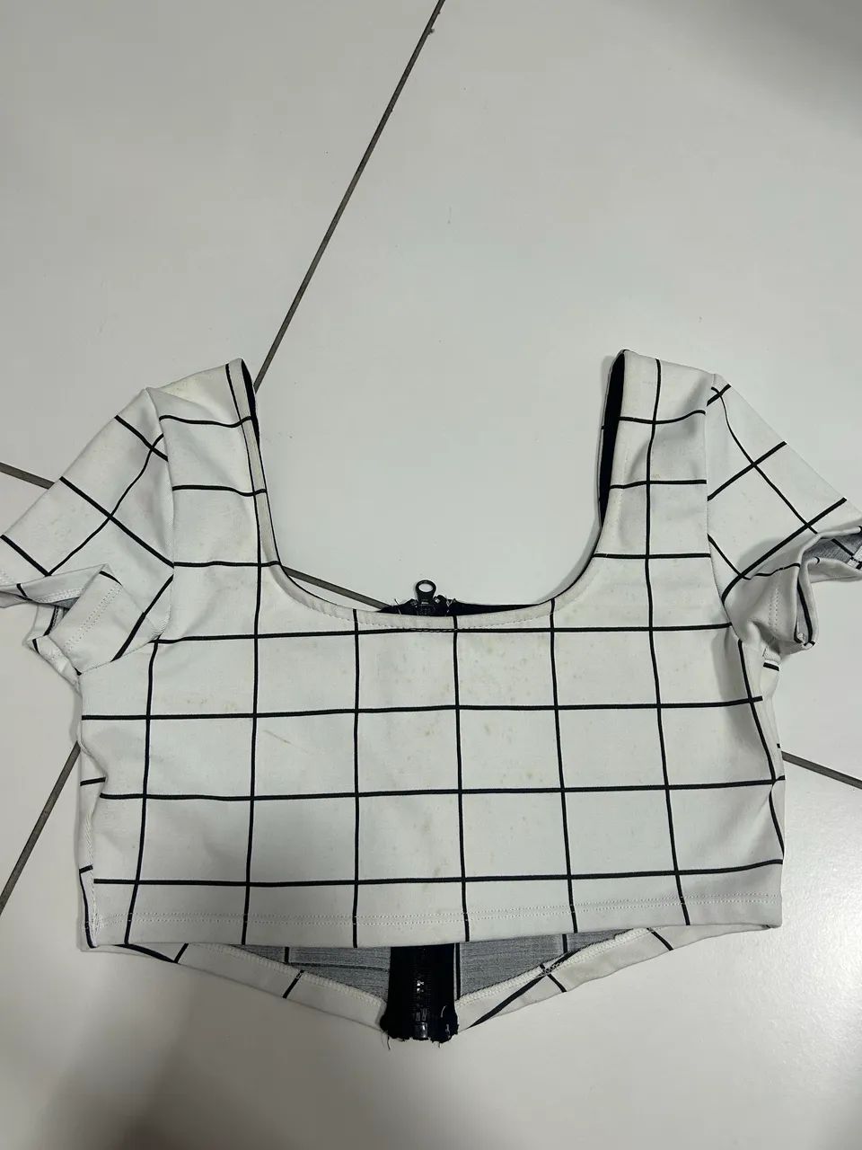 CROPPED BRANCO BLUESTEEL  - Foto 2
