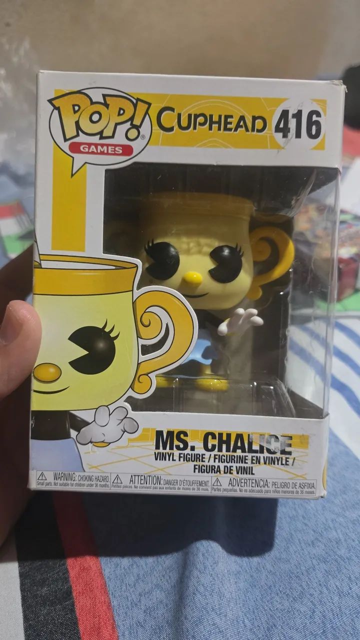 Funko Pop - Cuphead 416 - Ms Chalice ( Cálice )