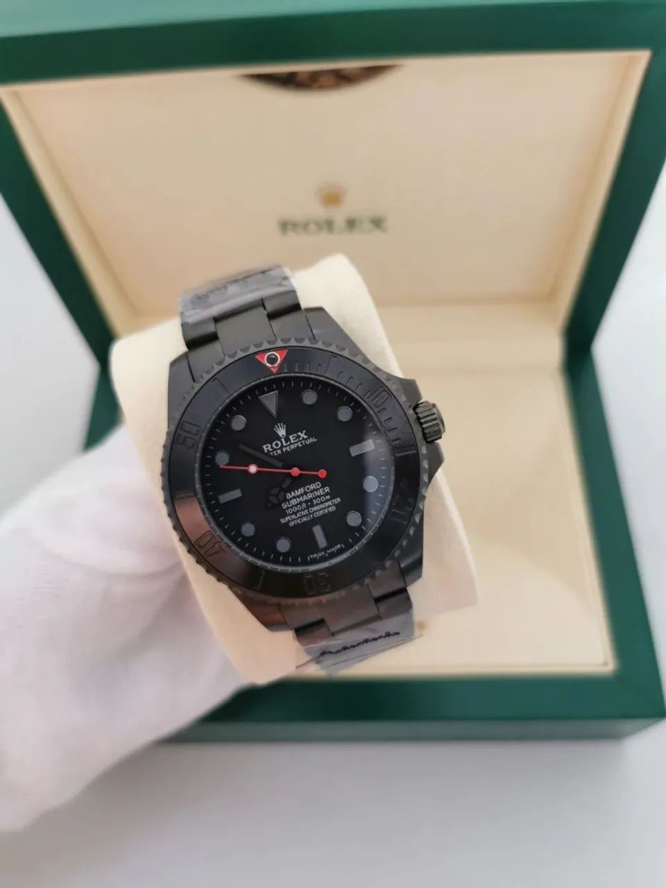Relógio Estilo Submariner Bamford 41mm Automático - Aço Inox Premium