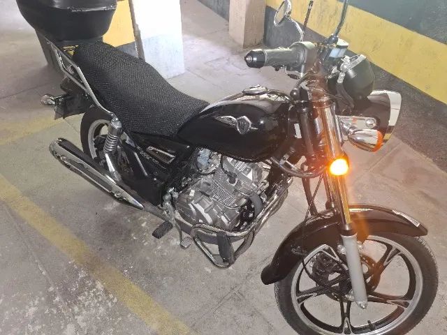 Vendo moto Haojue 150, 2025, super nova, único dono, moto de garagem. - Foto 5