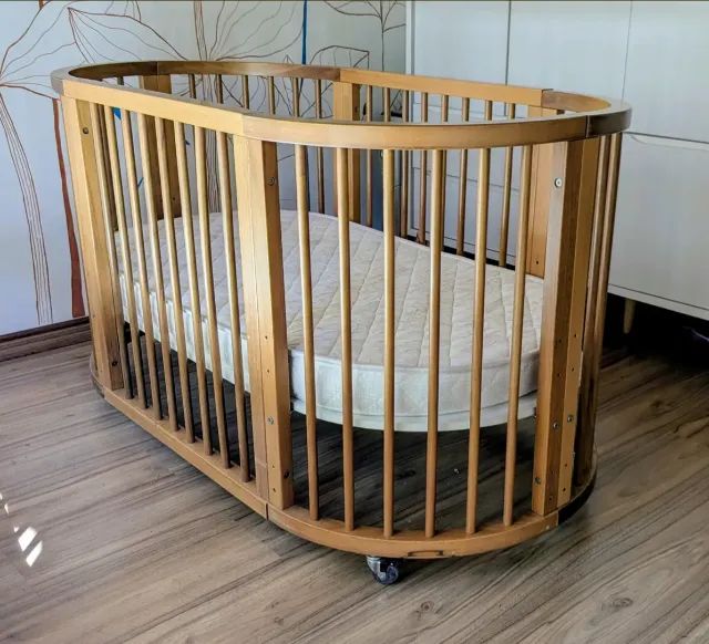 Berço Sleeper Crescer Evolution 4 Em 1 Madeira Só Retirada!!