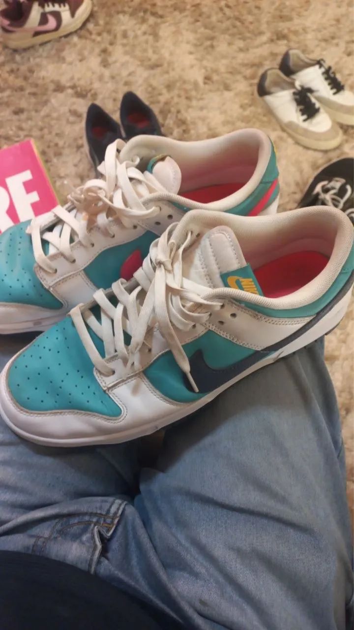 Nike Dunk Low 42 Thunderbolt Blue