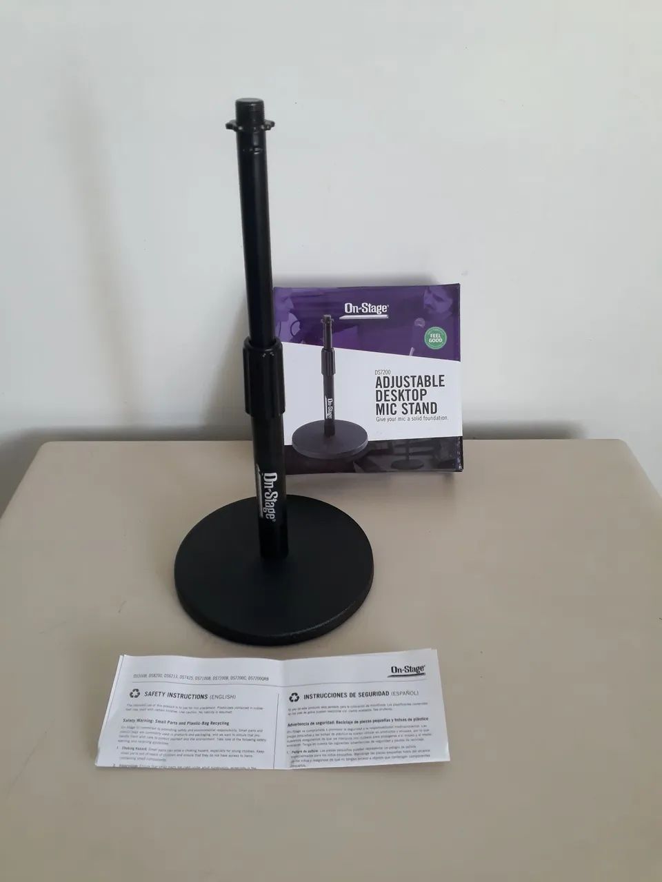 Suporte para Microfone On Stage DS7200B - Excelente Estado - Foto 4
