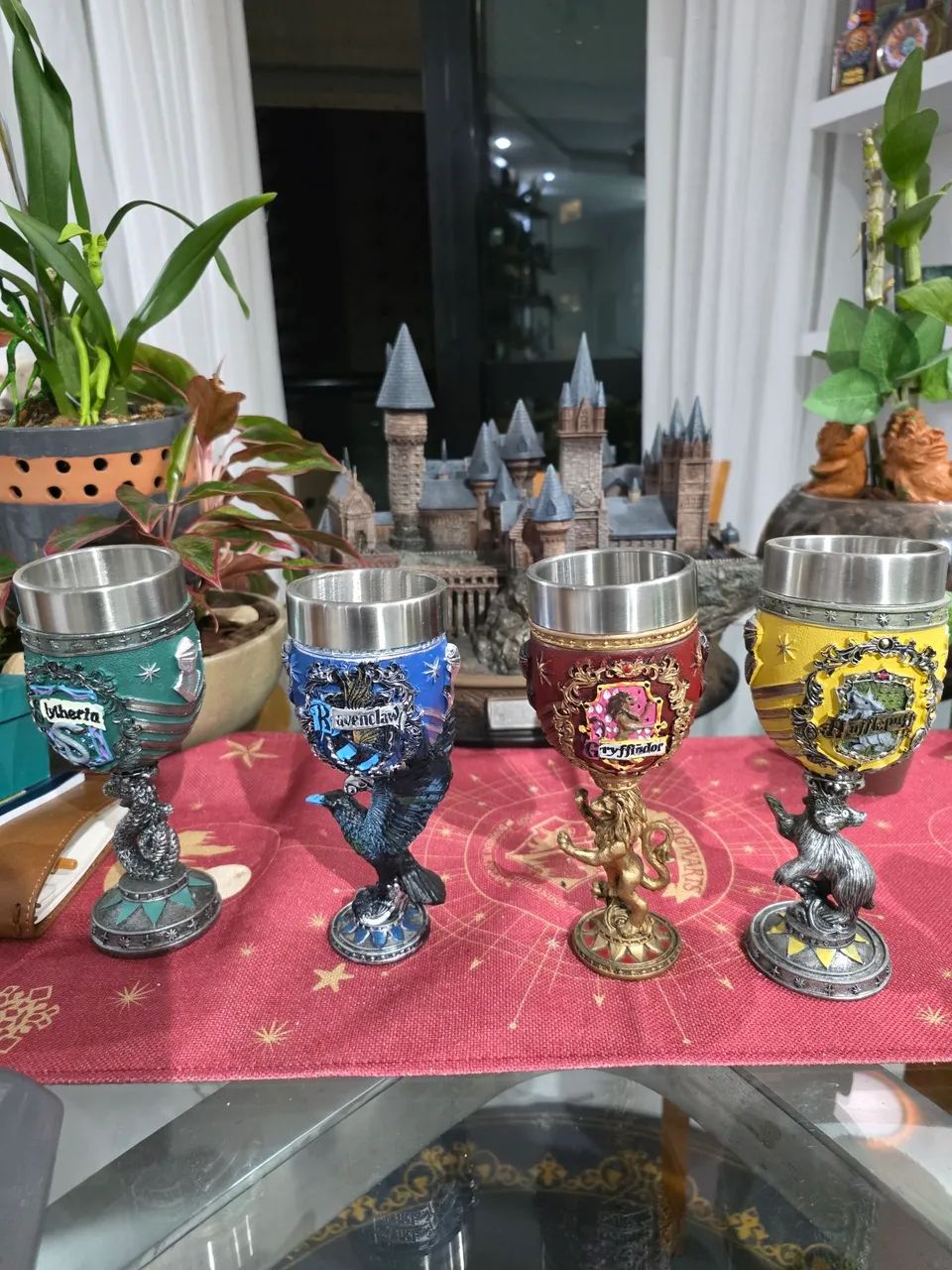 Conjunto Taças Casas Harry Potter 