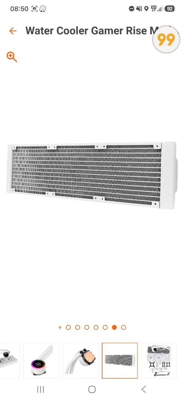 Walter cooler 360mm rise mode branco  - Foto 2