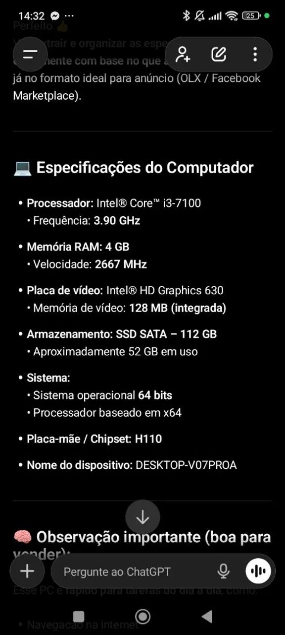 Pc Completo (Valor Sugerido ou Proposta Semelhante) - Foto 4