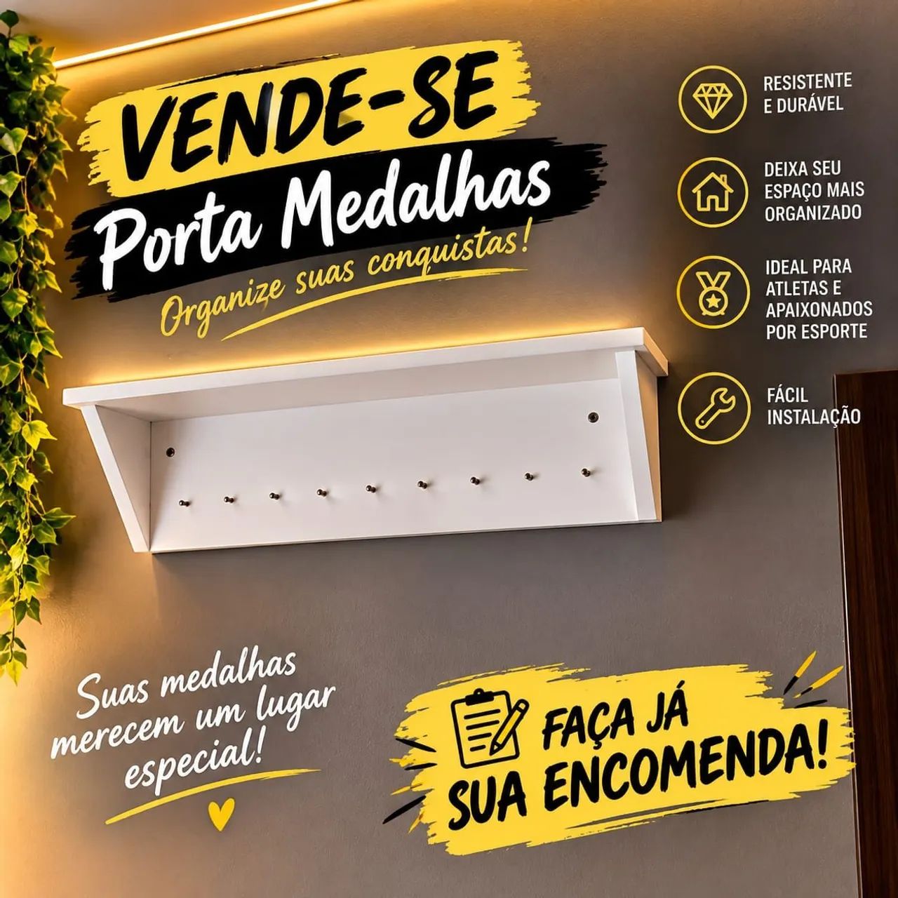 Porta medalha ?