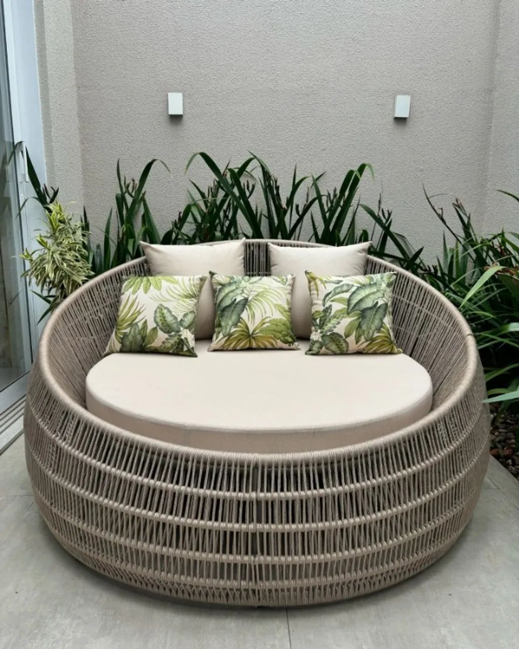 Chaise em corda náutica 