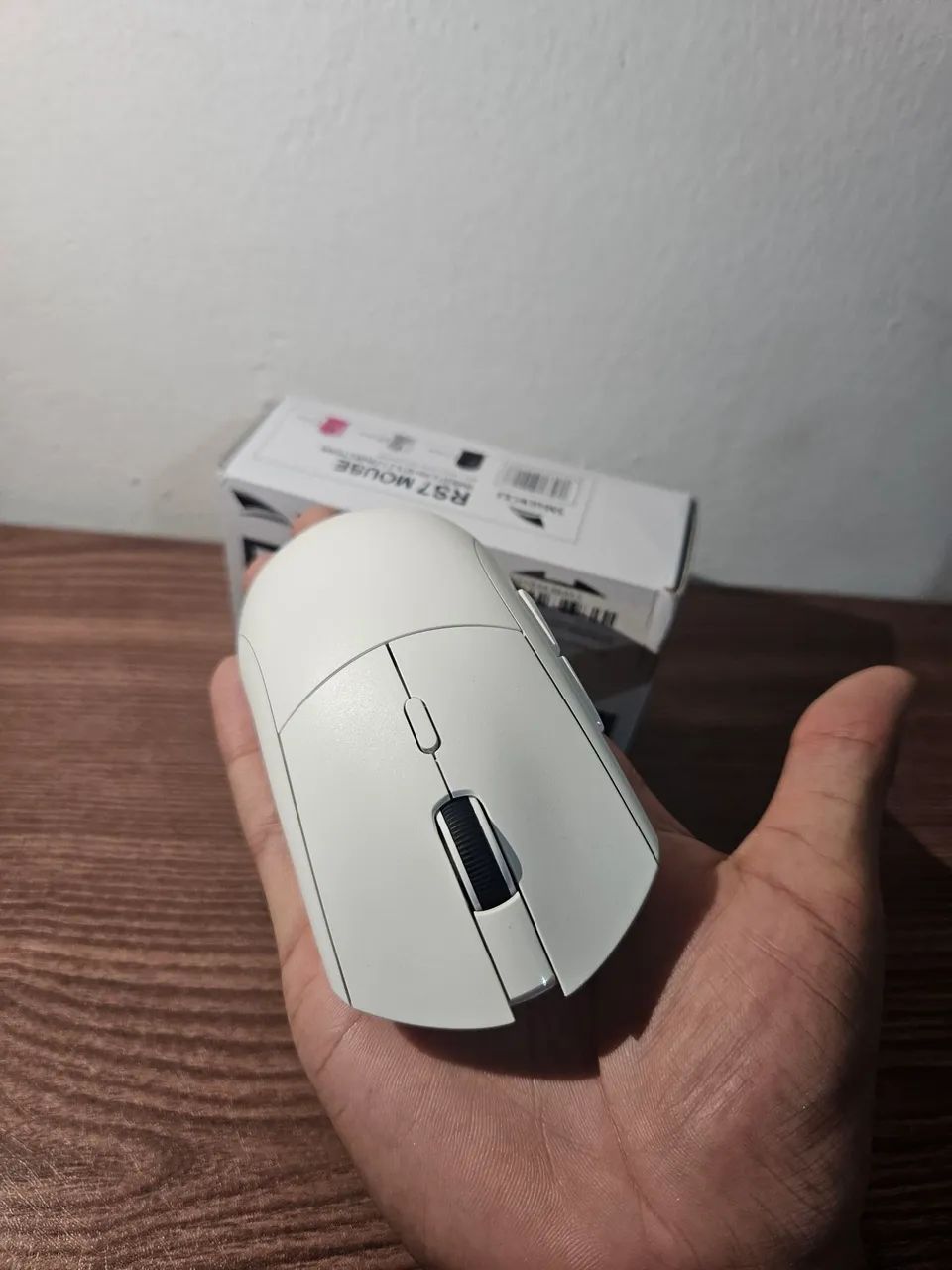 Mouse Smailwolf rs7 Branco Novo - Foto 3