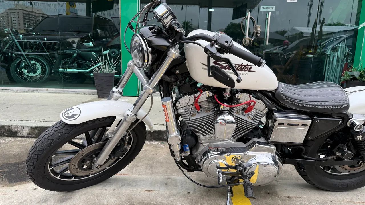 Harley Davidson XL 883 Custom 1997 CARBURADA E COM NITRO - Foto 4