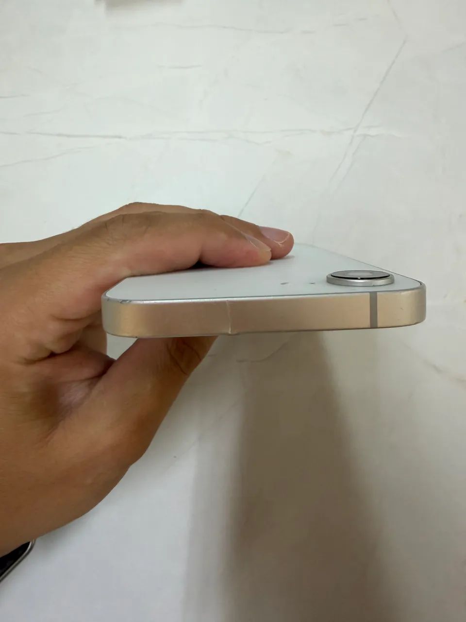 iPhone 16E 128GB Branco Traseira Quebrada - Foto 4