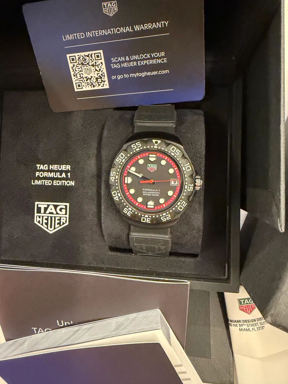 TAG Heuer Formula 1 Solargraph Limited Edition - Edição Limitada (1 de 3.000) - Completo