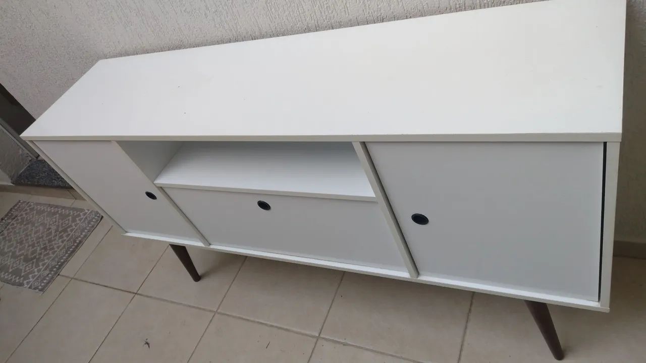 Armário branco serve para tv até 40 polegadas ou cantinho café 1.50 - Foto 2