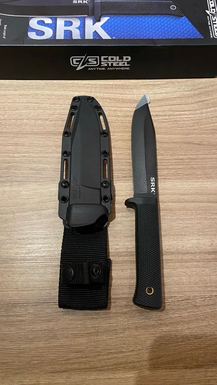 Título do anúncio: Faca Tática Cold Steel SRK SK-5 (6 Polegadas) - Na Caixa