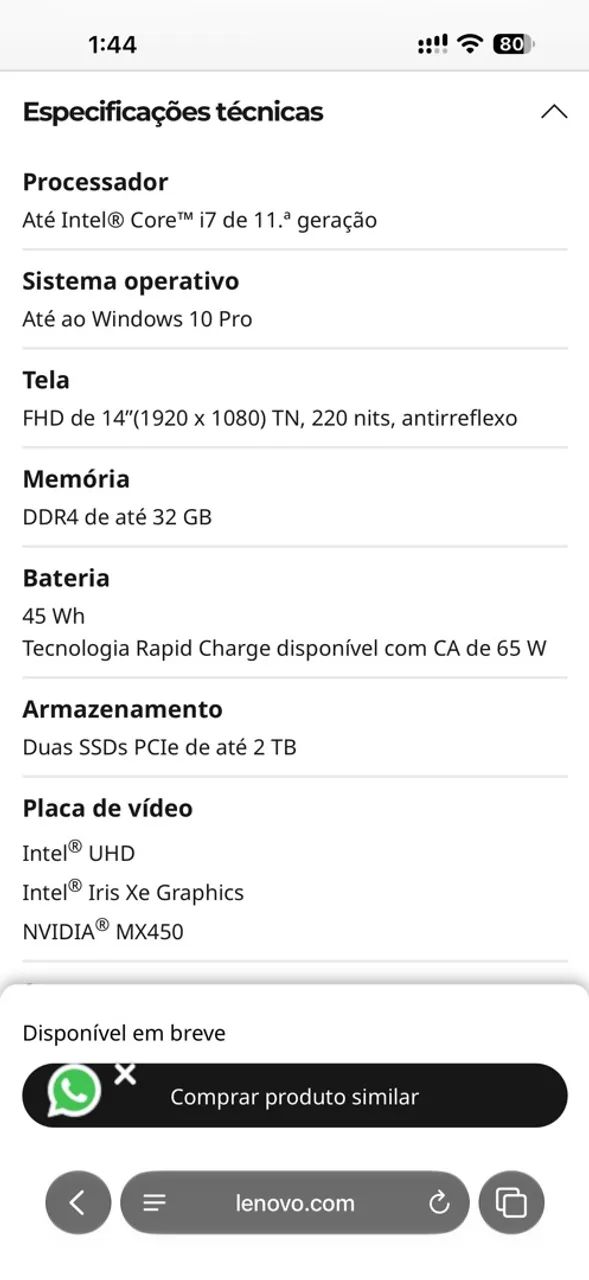 Notebook: ThinkPad E14 - Foto 5