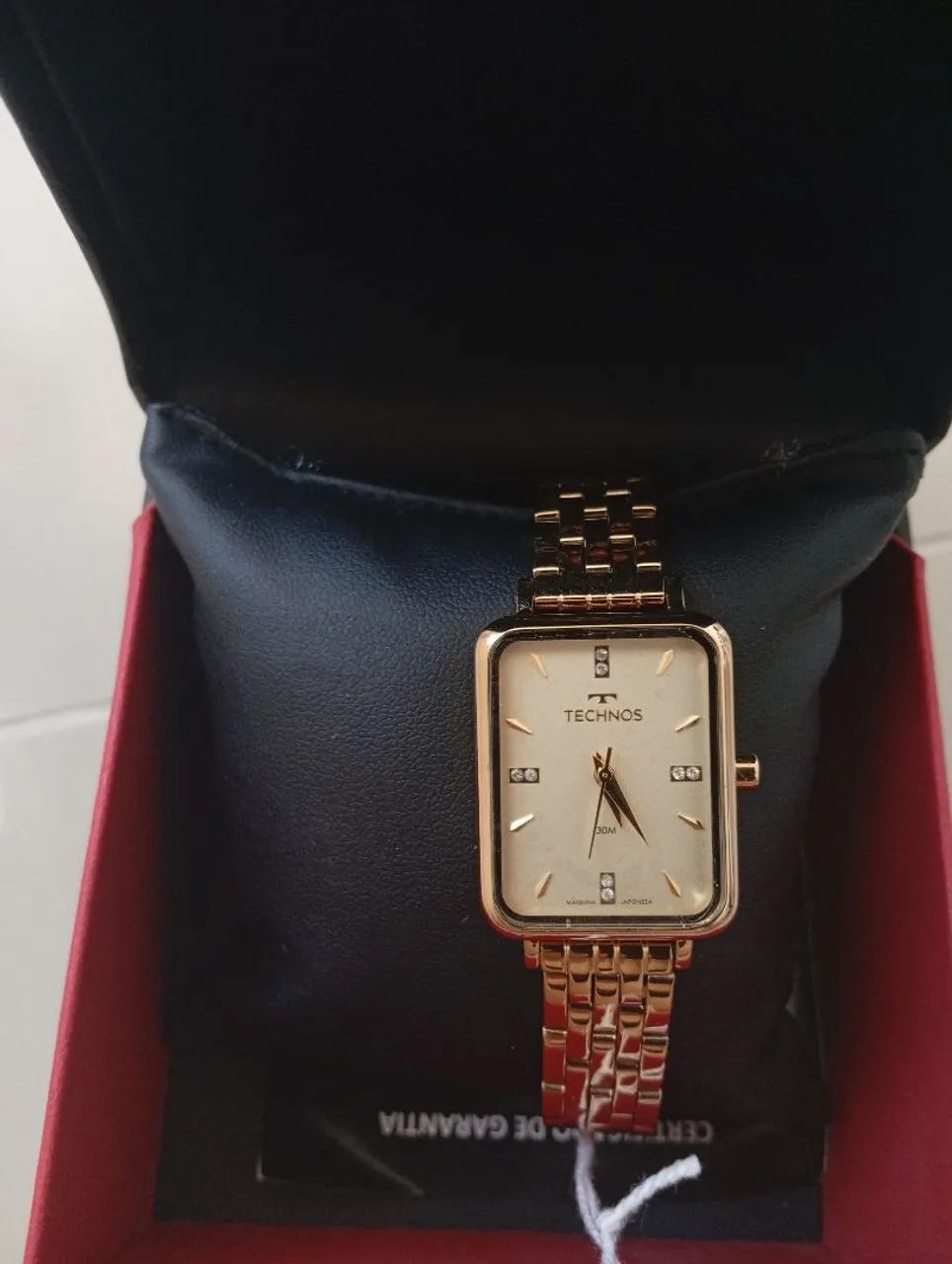 Relógio dourado Technos feminino  - Foto 3