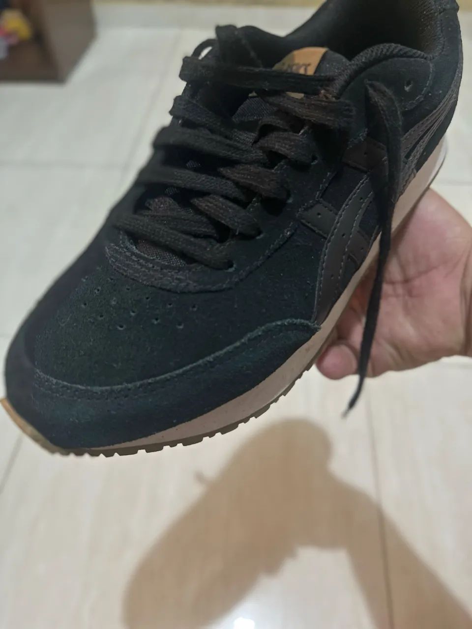 Tênis asics  gel  casual  preto  - Foto 3