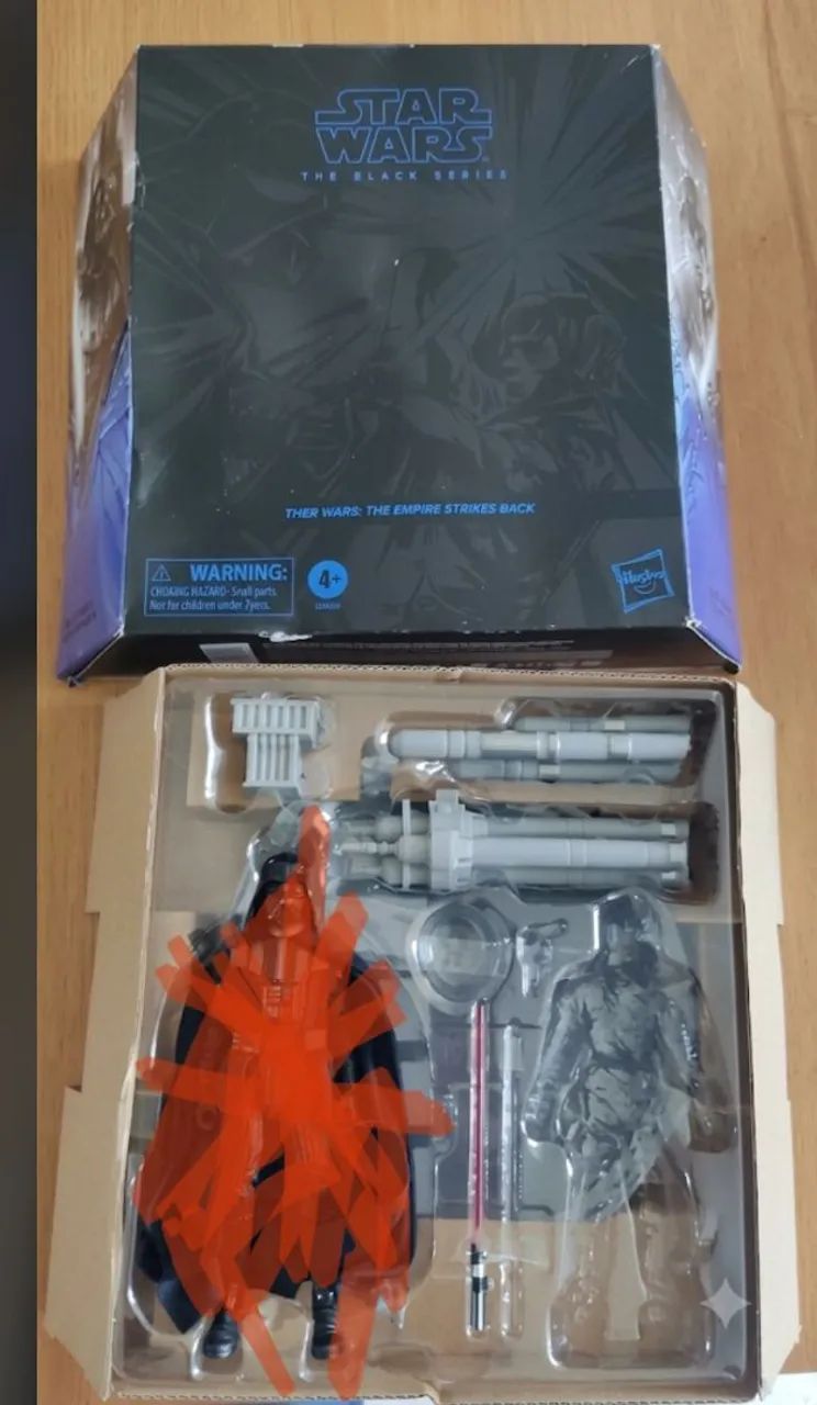 Star Wars the Black séries diorama original com caixa bespin 