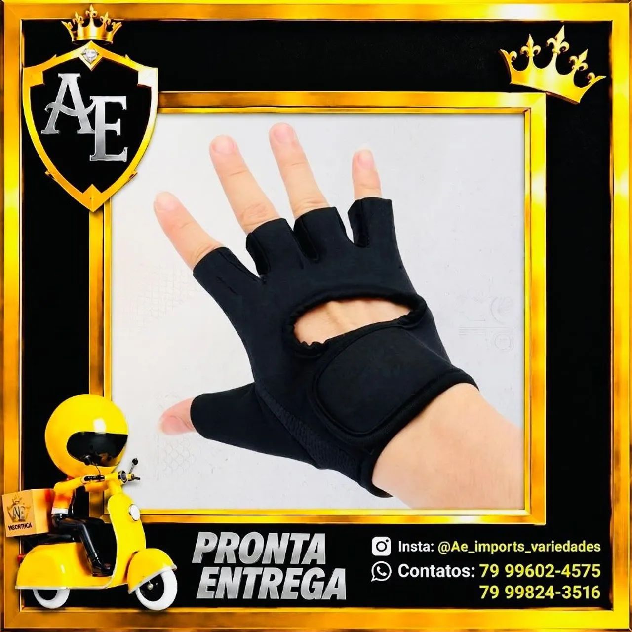 Luva para academia 