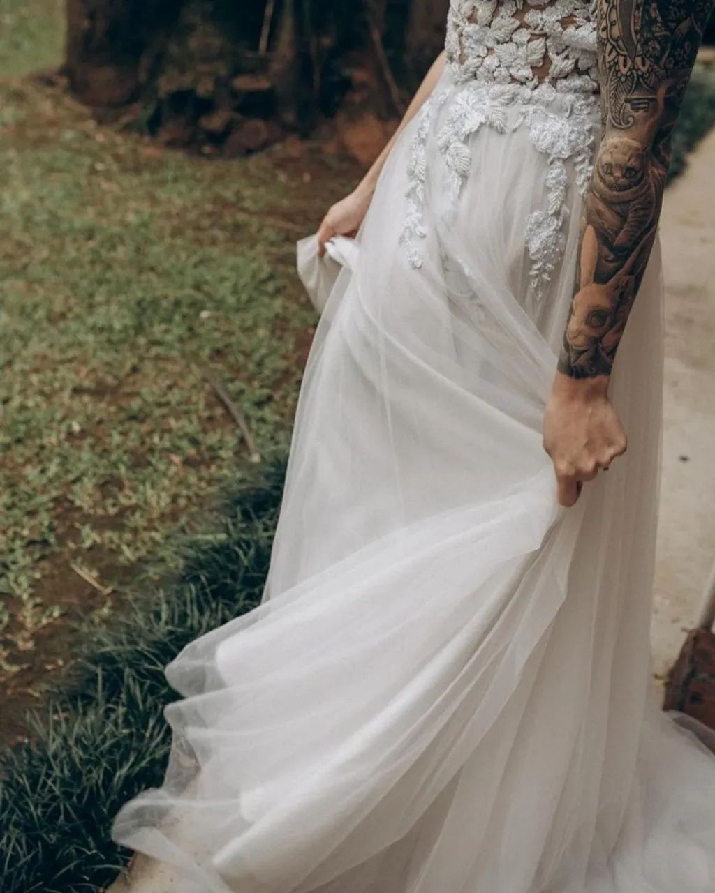 Vestido de noiva Boho Chic - Foto 4