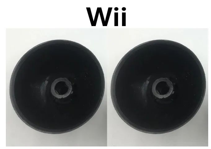 Par Capa Analógico 3D Nintendo Wii Thumbstick Thumb stick Nunchuck Classic Pro Joystick - Foto 2