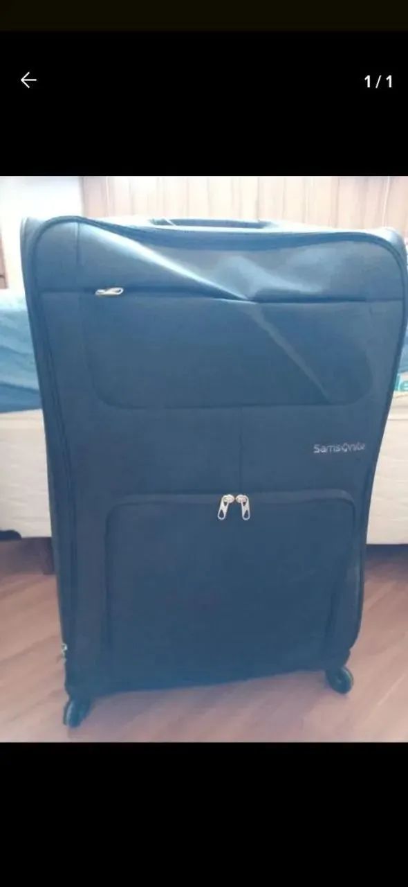 Mala Grande Samsonite Ultra-Light Tech - Rodas para Conserto