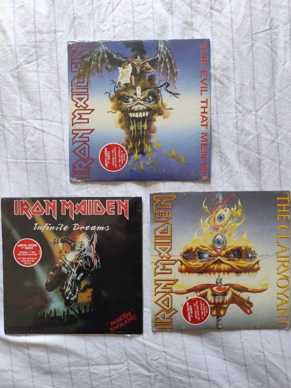 Iron Maiden - Compactos Single 7" Raridade Lacrados