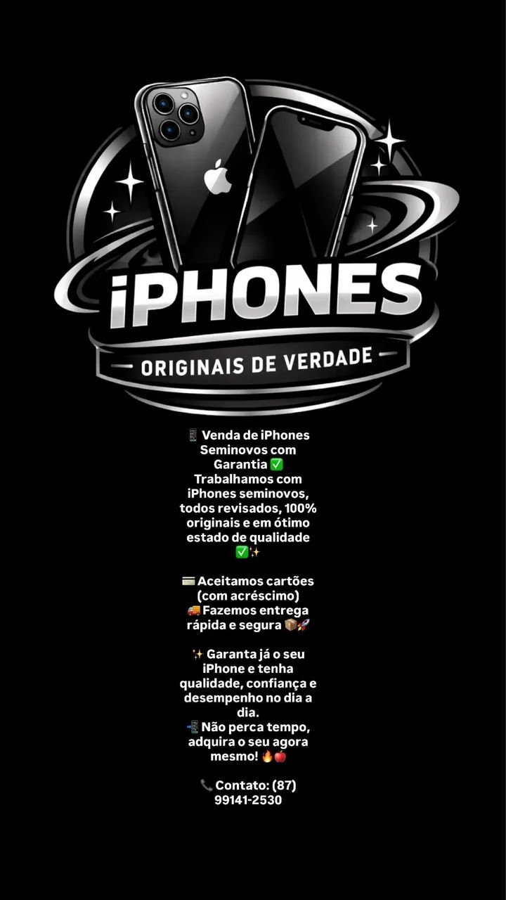 IPHONES NO PRECINHO!! CONFIRA OS DISPONÍVEIS!! ?