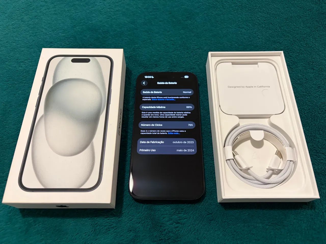 Apple IPhone 15 128GB Preto - Foto 3