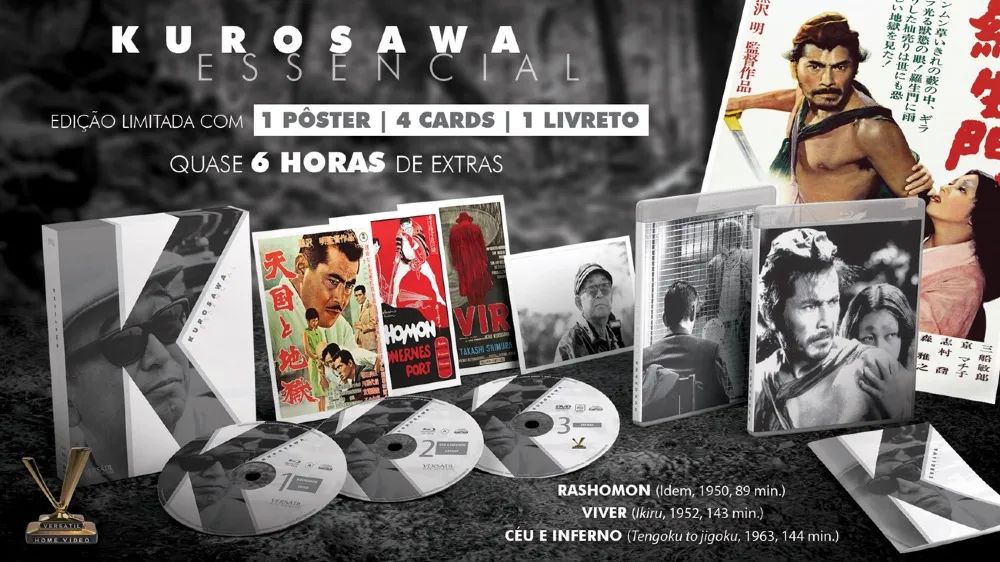 Box Bluray Kurosawa Essencial 