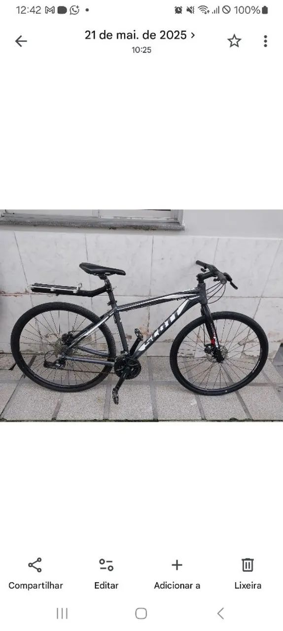 Vendo Bicicleta Scott Aluminium aro 28 - Foto 4