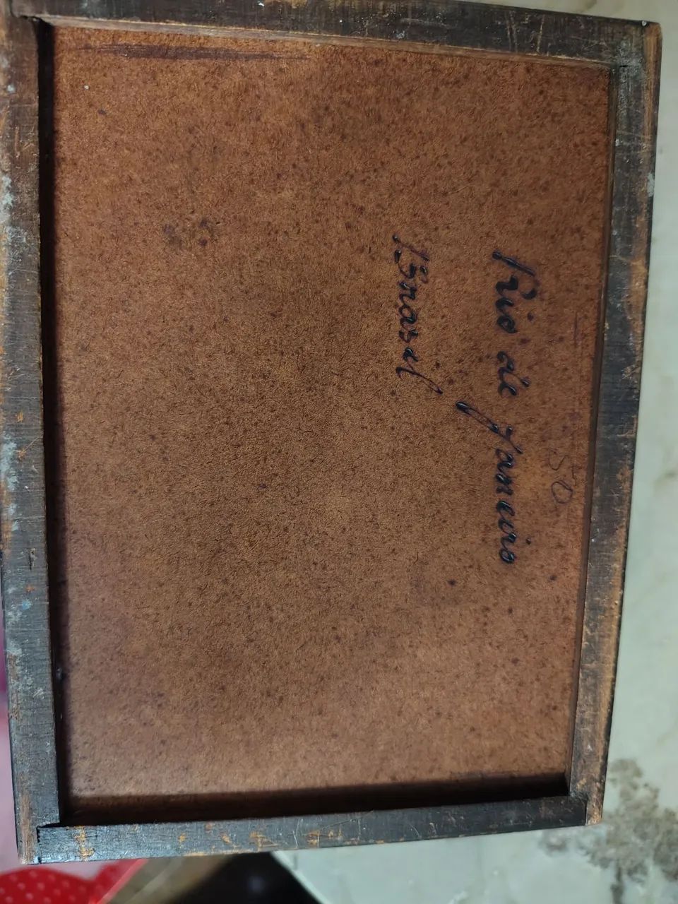 Caixa madeira de lei com azulejo vintage  - Foto 4