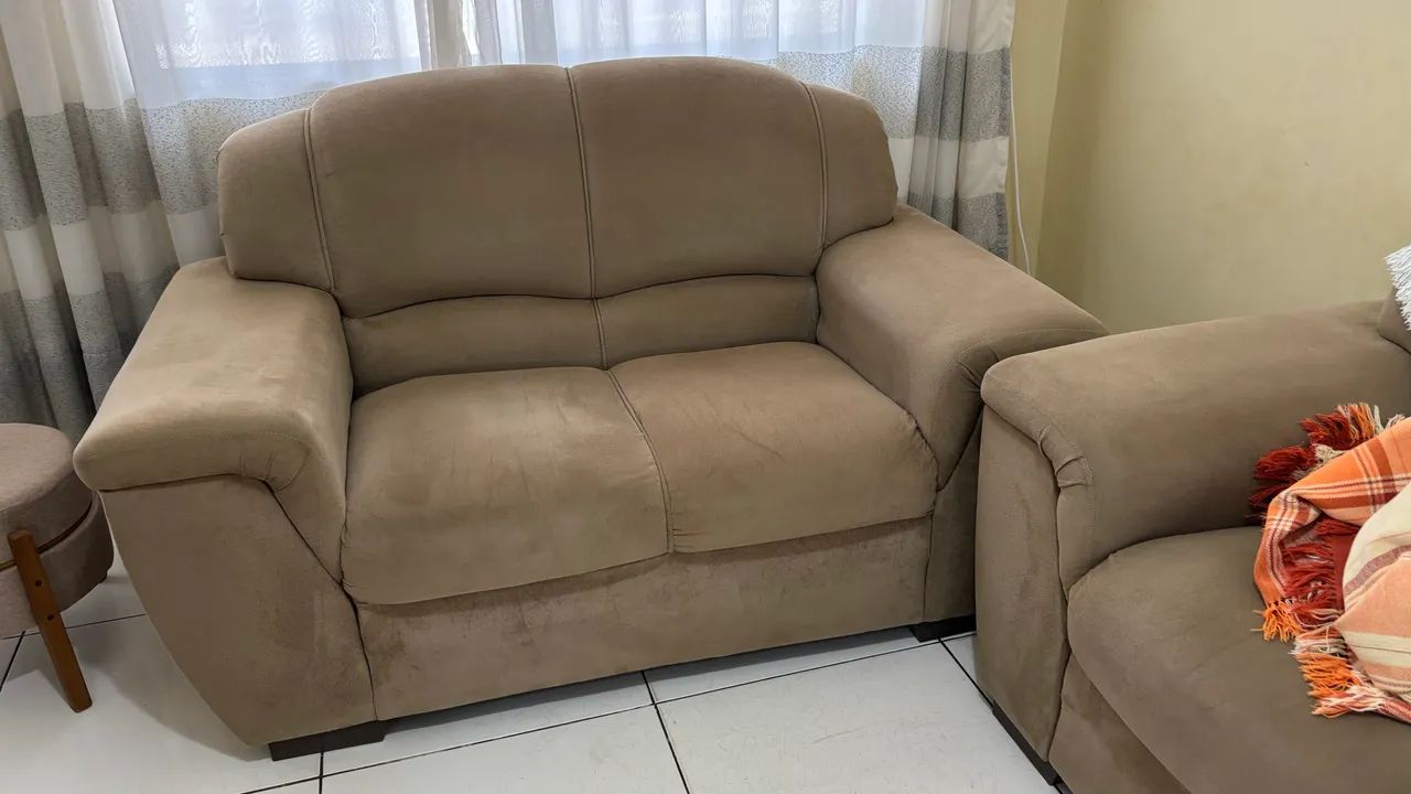Sofá 2 e 3 lugares usado - Foto 5