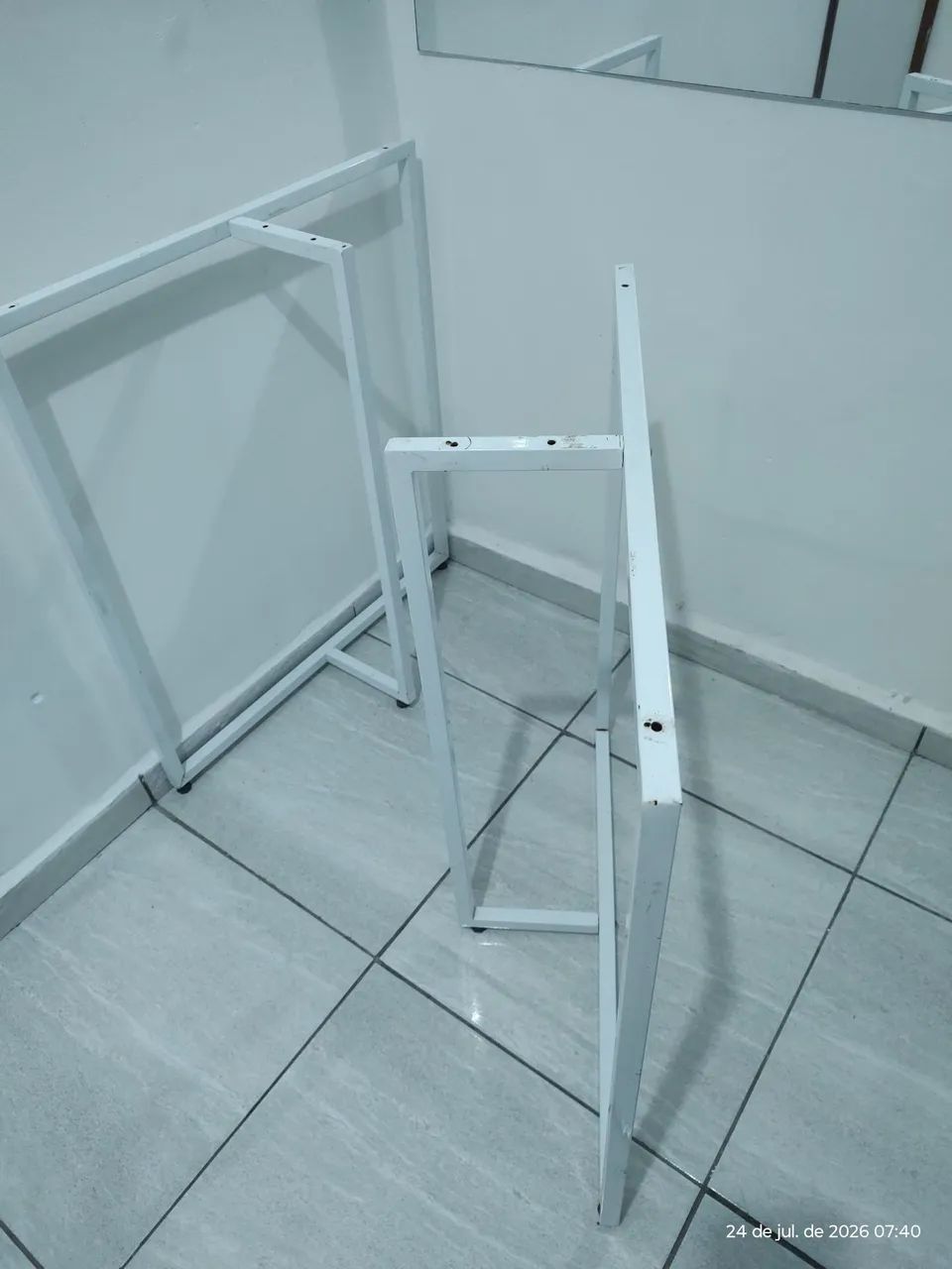 Base de mesa de jantar de ferro