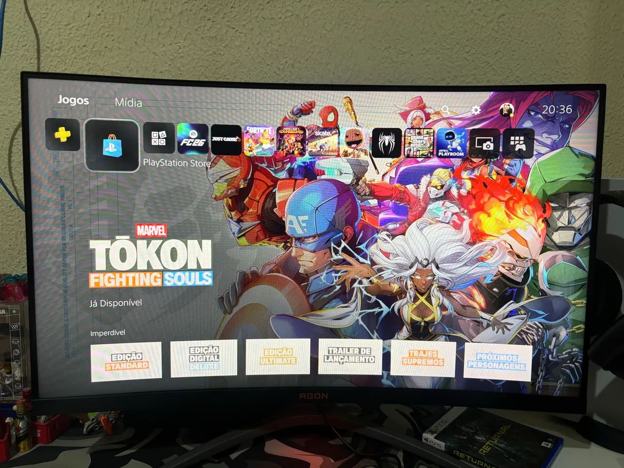 Monitor Aoc Agon 32 polegadas curvo  - Foto 2
