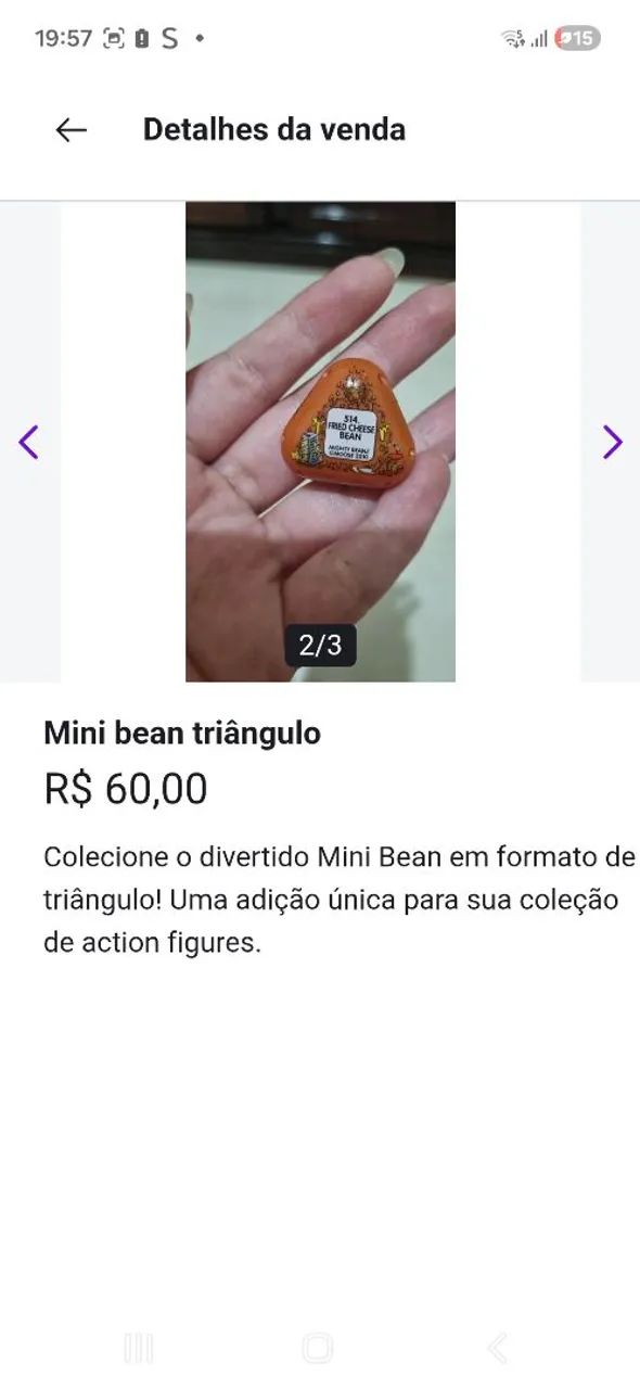 Mini beanz triângulo  - Foto 2