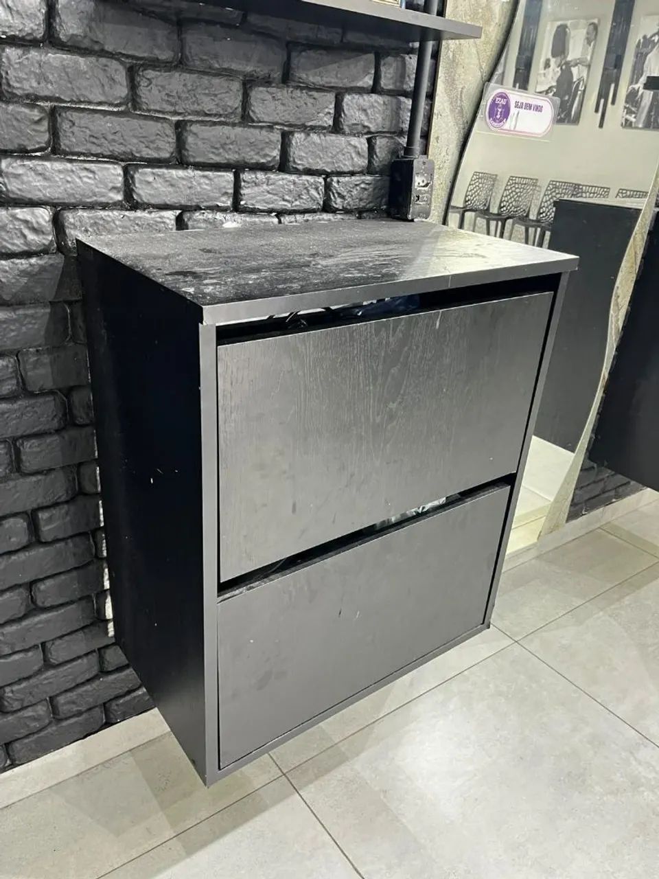 Bancada barbearia 
