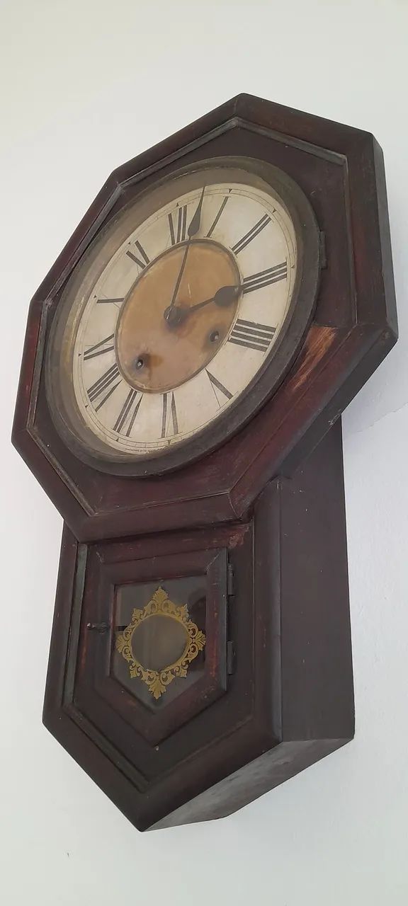 Relogio de parede Ansonia antigo  - Foto 2