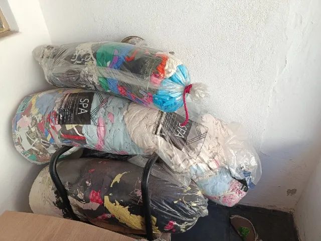 Retalhos pra saco de pancadas 