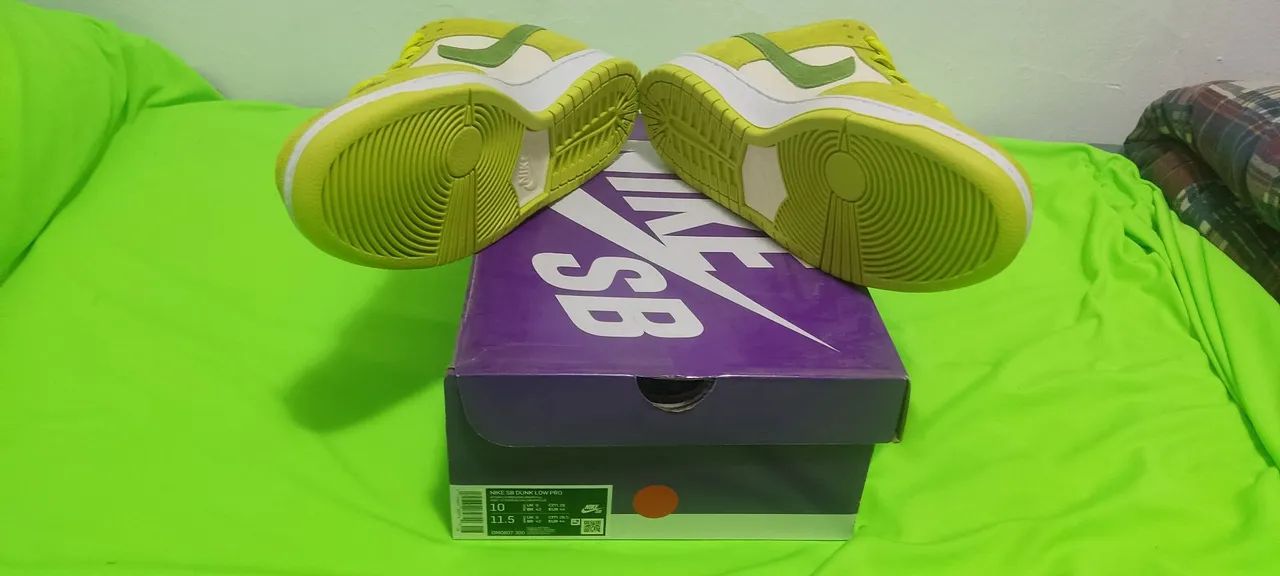 Nike SB Dunk Low Pro Sour Apple - Tam. 42 - Foto 5