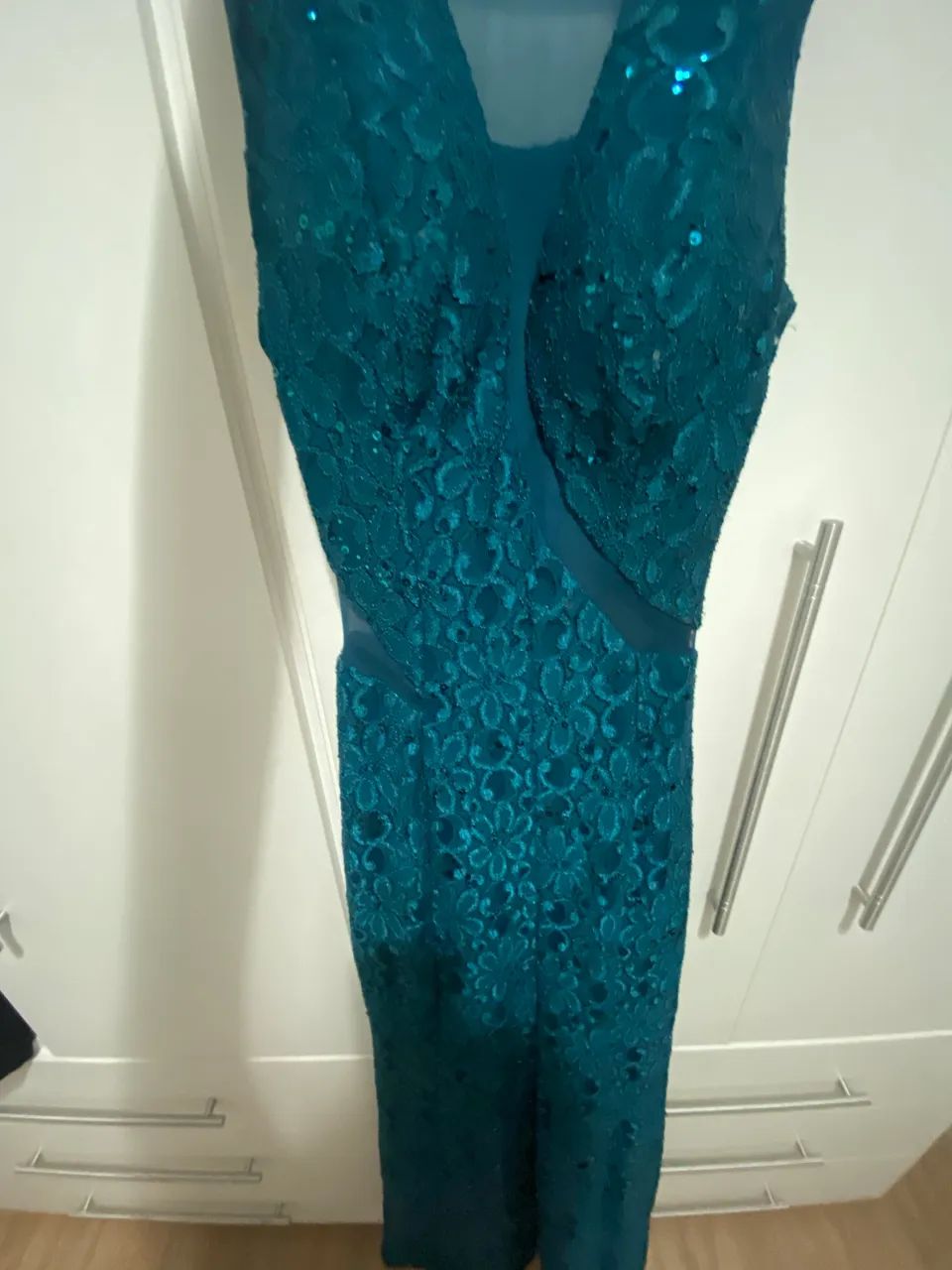 Vestido de festa verde - P