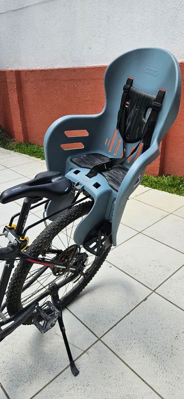 Cadeirinha de bicicleta Kalf com Suporte engate. - Foto 3